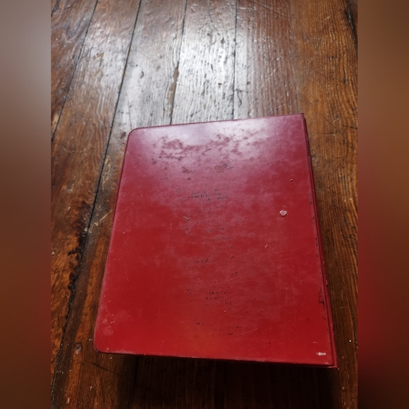 The Methodist Hymnal 1939 The Methodist Book 3 Ring Binder Red Vintage Read Desc - Picture 7 of 8